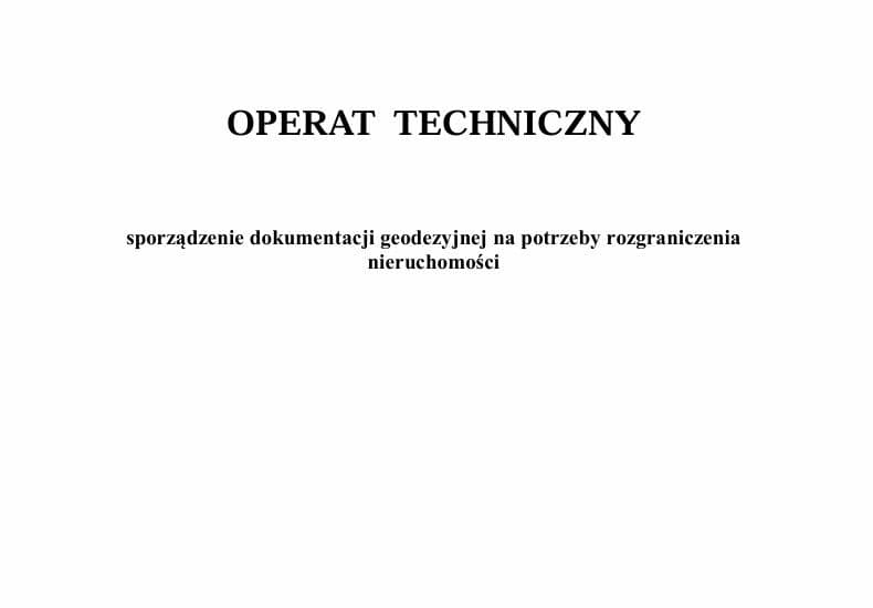 Rozgraniczenia Nieruchomości